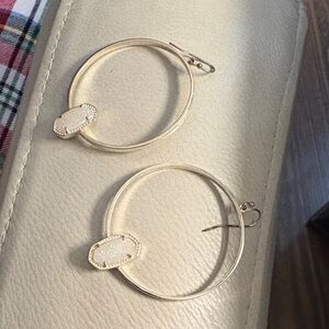 Kendra Scott silver Hoop Earrings
